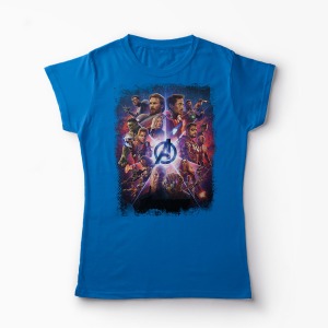 Tricou Avengers Infinity War  - Femei-Albastru Regal